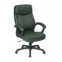 Office Star Work Smart Green Leather EC6583-EC16