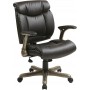 Office Star Work Smart Executive Eco Leather Chair in Cocoa/Espresso ECH8967K5-EC1