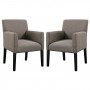 Modway EEI-1299-GRY Chloe Armchair Set of 2 in Gray