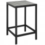 Modway EEI-1511-BRN-GRY Maine Outdoor Patio Bar Table in Brown Gray
