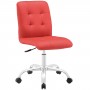 Modway EEI-1533-RED Prim Mid Back Office Chair in Red