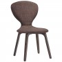 Modway EEI-1628-WAL-BRN Tempest Dining Side Chair in Walnut Brown