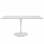Modway EEI-1656-WHI Lippa 60" Rectangle Dining Table in White