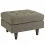 Modway EEI-1667-OAT Empress Upholstered Ottoman in Oatmeal
