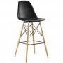 Modway EEI-1701-BLK Pyramid Bar Stool in Black