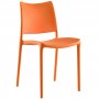 Modway EEI-1703-ORA Hipster Dining Side Chair in Orange