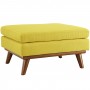 Modway EEI-1797-SUN Engage Fabric Ottoman in Sunny