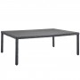 Modway EEI-1944-GRY Summon 90" Outdoor Patio Dining Table in Gray