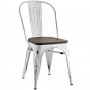 Modway EEI-2028-WHI Promenade Bamboo Side Chair in White