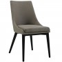 Modway EEI-2227-GRA Viscount Fabric Dining Chair in Granite