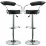 Modway EEI-930-BLK Diner Bar Stools Set of 2 in Black