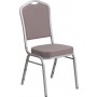 Flash Furniture FD-C01-S-6-GG Banquet Stack Chair in Gray
