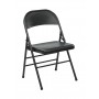 Office Star FF-22324M Folding Chair with Metal Seat and Back