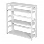 Regency FF3430WH Flip Flop 34" High Folding Bookcase in White