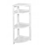 Regency FFC3412WH Flip Flop 34" High Corner Folding Bookcase in White (Default)