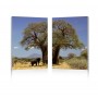 Wholesale Interiors Fg-1073Ab Tree Of Life Mounted Photography Print Diptych