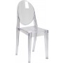 Flash Furniture HERCULES Ghost Side Chair in Transparent Crystal FH-111-APC-CLR-GG