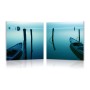 Wholesale Interiors Fl-1004Ab Idle Shore Mounted Photography Print Diptych