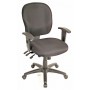Eurotech Racer Multi Function Mid-Back Swivel Chair Taupe FM4087