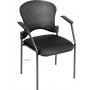 Eurotech Breeze 4 Leg Side Chair Black FS9077 Black Frame