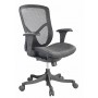 Eurotech Fuzion Mid-Back Swivel Chair Grey Mesh FUZ5B-LO-W09-53