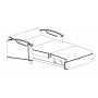 Lazboy HA3900OA Harmony 46" Sleep Chair - Open Arm
