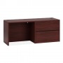 HON Right Pedestal Credenza with Lateral File 72" x 24" x 29-1/2" Mahogany HON10747RNN