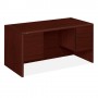 HON Double Pedestal Desk 60" x 30" x 29-1/2" Mahogany HON10771NN