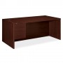 HON Single Left Pedestal Desk 72" x 36" x 29-1/2" Mahogany HON10786LNN