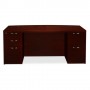 HON Double Pedestal Desk Bow Top 72" x 36" x 29-1/2" Mahogany HON115899AFNN