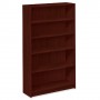 HON 5 Shelf Bookcase 36" Width x 11-1/2" Depth x 60-1/8" Height Mahogany HON1875N