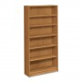 HON 6-Shelf Bookcase 36" x 11-1/2" 72-5/8" Harvest HON1876C