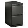 HON Mobile Pedestal File/File Removable Pull 15" x 22-7/8" x 28" Charcoal HON33823RS