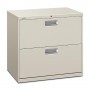 HON 2 Drawer Lateral File with Lock 30" x 19-1/4" x 28-3/8" Gray HON672LQ