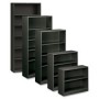 HON HONS30ABCS Brigade 30" Fixed Bottom Shelf Steel Bookcase in Charcoal