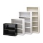 HON HONS60ABCL Brigade 60" Fixed Bottom Shelf Steel Bookcase in Putty