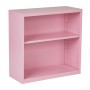 Office Star HPBC261 Metal Bookcase Ships fully Assembled in Pink Finish