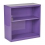 Office Star HPBC512 Metal Bookcase Ships fully Assembled in Purple Finish