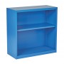 Office Star HPBC7 Metal Bookcase Ships fully Assembled in Blue Finish