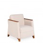 Lazboy L40P15AC Odeon Lounge Lounge Chair with Wood Arm Caps