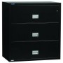 Phoenix LAT3W38 3 drawer lateral fire file 38 inches wide can file legal and letter size key lock