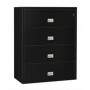 Phoenix LAT4W44 4 drawer lateral fire file 44 inches wide can file legal and letter size key lock