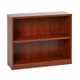 Office Star LBC361230-CHY 36" 2-Shelf Bookcase with 1" Thick Shelves - Cherry