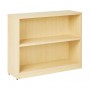 Office Star LBC361230-MPL 36" 2-Shelf Bookcase with 1" Thick Shelves - Maple