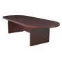 Regency LCTRT12047MH Legacy 120" Racetrack Conference Table with Power Data Grommet in Mahogany
