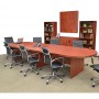 Regency LCTRT48EXTCH Legacy 48" Modular Conference Table Extension with Power Data Grommet in Cherry