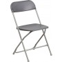 Flash Furniture LE-L-3-GREY-GG Grey Folding Chair in Gray