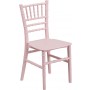 Flash Furniture LE-L-7K-PK-GG Kids Pink Resin Chiavari Chair