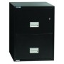 Phoenix Safe LGL2W31 2 drawer legal size vertical fire file 31 inches deep can file legal and letter size key lock