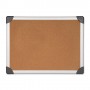 Lorell Cork Board 3' x 2' Aluminum Silver/Brown LLR19191